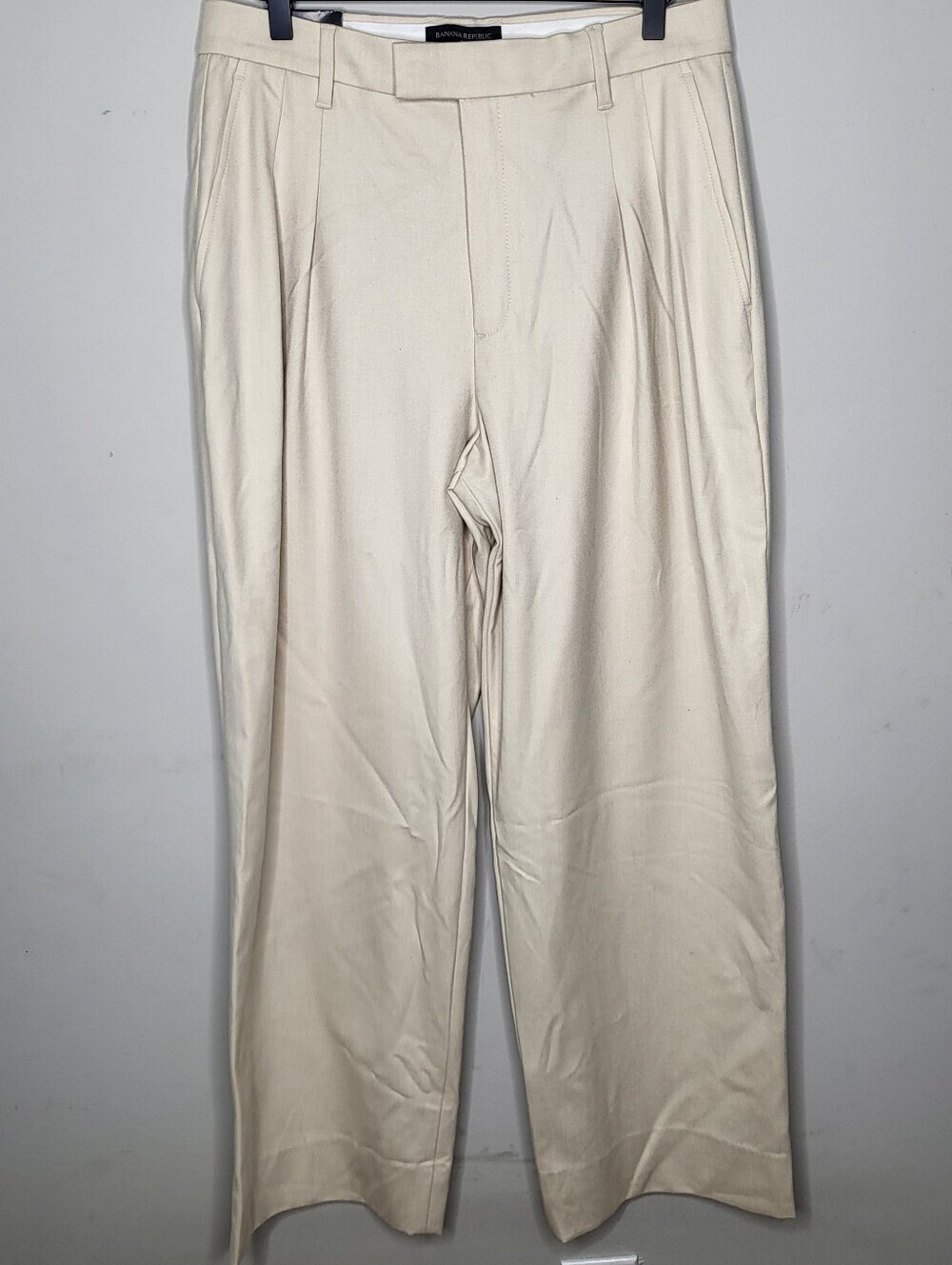 Banana Republic women's wide-leg drapery pleated pants NWT NEW Size 8